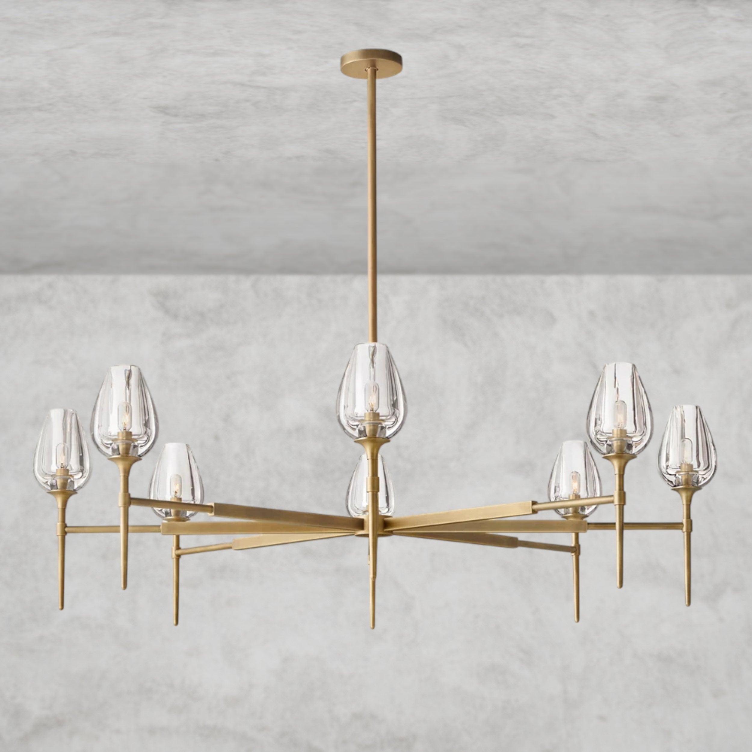 TULIP ROUND CHANDELIER 27", 42", 54"
